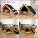 Toca Felina® 2 em 1 com Arranhador Conforto e Diversão para seu Gato