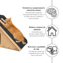 Toca Felina® 2 em 1 com Arranhador Conforto e Diversão para seu Gato